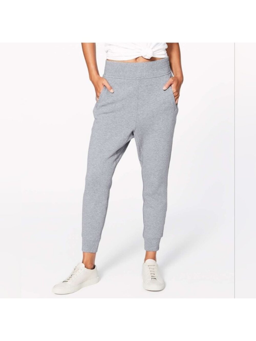 Lululemon Press Pause Jogger (25")Heathered Medium Grey